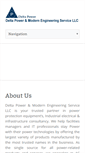 Mobile Screenshot of deltapowereng.com